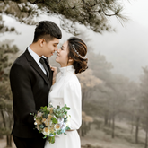 Pearls Shining in Soft Creamy & White Bouquet